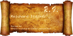 Reichard Ildikó névjegykártya