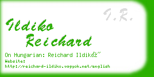 ildiko reichard business card